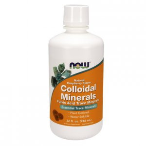 NOW FOODS Minerały Koloidalne smak malinowy 946ml