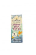 Nordic Naturals Baby's DHA Fish Oil, 1050mg Omega-3 z witaminą D3 - 60 ml