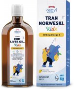Osavi Tran Norweski Kids (Marine), 500mg Omega 3 (Cytryna) - 250 ml.