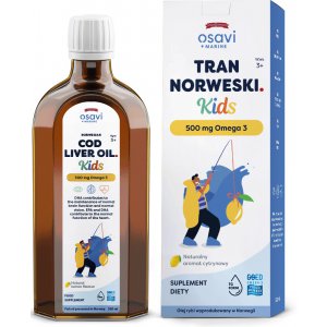 Osavi Tran Norweski Kids (Marine), 500mg Omega 3 (Cytryna)