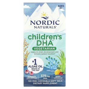 Nordic Naturals Children's DHA Vegetarian, 375mg lemoniada jagodowej 