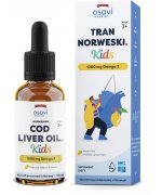 Osavi Tran Norweski Kids (Marine), 1000mg Omega 3 (Cytryna) - 50 ml.