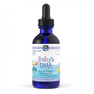 Nordic Naturals Baby's DHA 1050mg Witamina D3 60ml