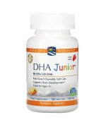 Nordic Naturals DHA Junior, truskawka - 180 miękkich kapsułek