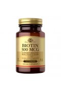 SOLGAR Biotin 300 mcg - Biotyna 300 mcg - 100 tabletek