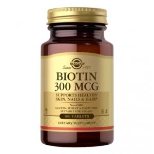 SOLGAR Biotin 300 mcg - Biotyna 300 mcg