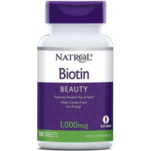 Natrol Biotin Beauty, 1000mcg Biotyna
