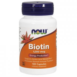 NOW FOODS Biotin (Biotyna) 1000µg 