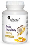 Aliness Kwas kaprylowy (60% C8) 600 mg - 90 kapsułek