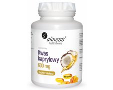 Aliness Kwas kaprylowy (60% C8) 600 mg