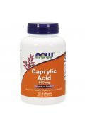 NOW Caprylic Acid (Kwas kaprylowy) 600mg - 100 kapsułek