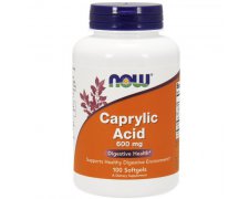 NOW FOODS Caprylic Acid (Kwas kaprylowy) 600mg