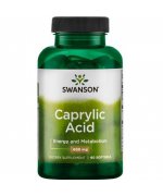 SWANSON Kwas Kaprylowy 600mg - 60 kapsułek