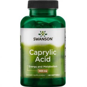 SWANSON Kwas Kaprylowy 600mg 