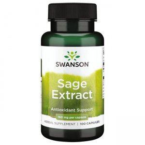Swanson Sage Extract, 160mg Szałwia