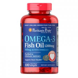 PURITANS PRIDE Omega-3 Fish Oil 1200mg