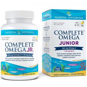 NORDIC NATURALS Nordic Naturals Omega Junior kapsułki o smaku cytrynowym
