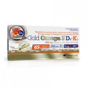 OLIMP Gold Omega 3 D3+K2 65%