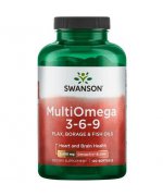 SWANSON kwasy Multiomega 3-6-9 - 120 kapsułek