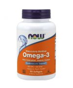 NOW Omega-3 Enteric Coated - 90 kapsułek miękkich