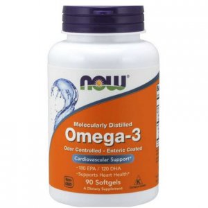 NOW FOODS Omega-3 Enteric Coated