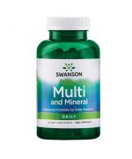SWANSON Daily Multivitamin & Mineral - 100 kapsułek