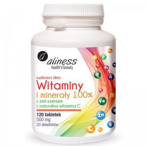 ALINESS Witaminy i minerały z żeńszeniem