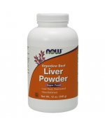 NOW Liver Powder (Wątroba wołowa w proszku)340g - Proszek 340g