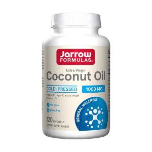 Jarrow Formulas Coconut Oil Extra Virgin, 1000mg (olej kokosowy)