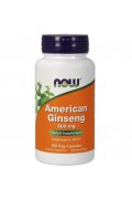 NOW American Ginseng (Żeń-szeń amerykański) 500mg - 100 kapsułek