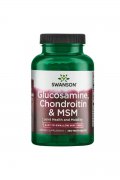 SWANSON Glukozamina, Chondroityna, MSM 125 / 100 / 50 360 tabletek - 360 tabletek
