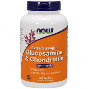 NOW FOODS Glukozamina Chondroityna Extra moc