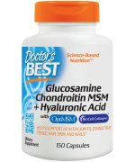 Doctor's Best Glucosamine Chondroitin MSM  +  Hyaluronic Acid - 150 kapsułek