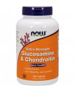 NOW Glukozamina Chondroityna Extra moc - 120 tabletek