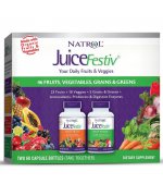 Natrol JuiceFestiv, Daily Fruits & Veggie Warzywa i Owoce – 60 + 60 - 60 + 60 kapsułek