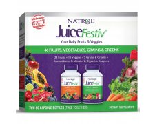 Natrol JuiceFestiv, Daily Fruits & Veggie Warzywa i Owoce – 60 + 60 