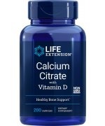 Life Extension Calcium Citrate with Vitamin D - 200 kapsułek