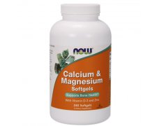 NOW FOODS Calcium, Magnesium + Witamina D3 + Cynk