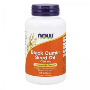 NOW FOODS Black Cumin Seed Oil (Olej z nasion czarnuszki) 1000mg