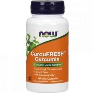 NOW FOODS CurcuFresh Curcumin (sok z kurkumy) 500mg