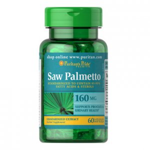 Puritan's Pride Saw Palmetto (palma sabałowa) 160mg