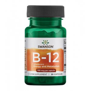 SWANSON Witamina B-12 cyjanokobalamina 500µg