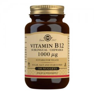 Solgar Witamina B12 1000 mcg - bryłki/tabletki do ssania