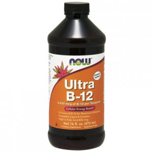 NOW Witamina B-12 Ultra liquid 473 ml