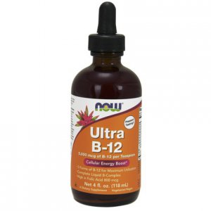 NOW Witamina B-12 Ultra liquid 118 ml
