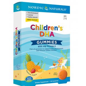 NORDIC NATURALS Children's DHA 600mg - 30 żelków