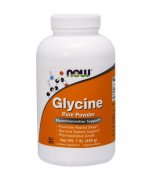 NOW Glicyna (Glycine) proszek 454g - Proszek 454g