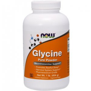 NOW Glicyna (Glycine) proszek 454g