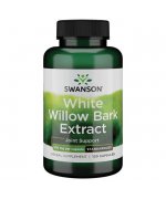 Swanson White Willow Bark Extract, 500mg wierzba biała kora - 120 kapsułek 