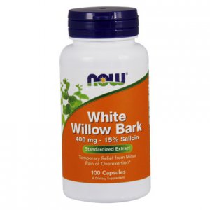 Now Foods White Willow Bark 400mg (kora wierzby białej) 